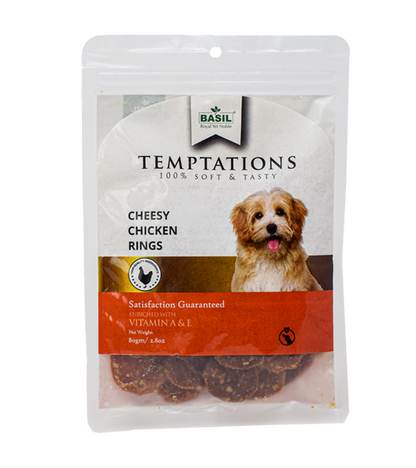 Basil Treat Temptation Rings (80 gm)