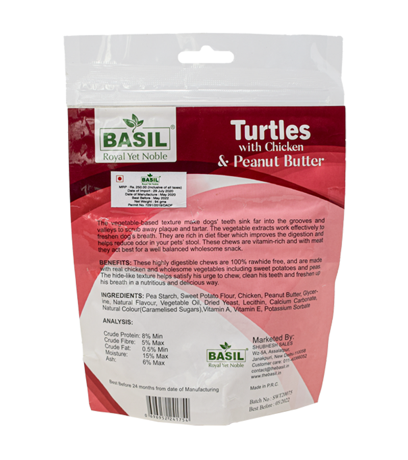 Basil Treat Turtle (94 gm)