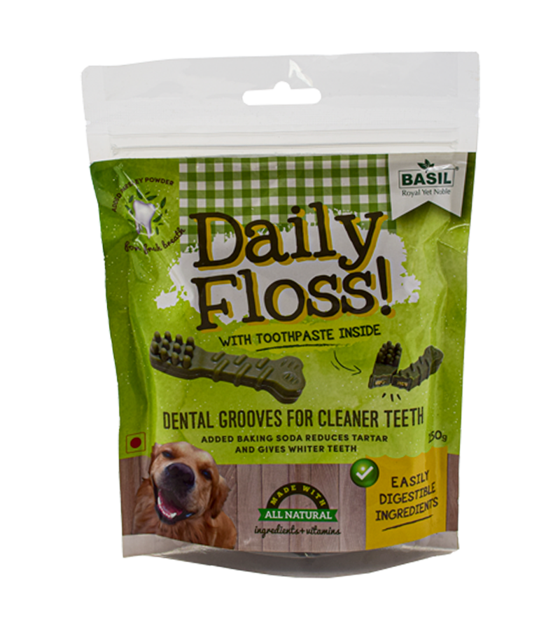 Basil Treat Daily Floss (150 gm)