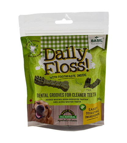 Basil Treat Daily Floss (150 gm)