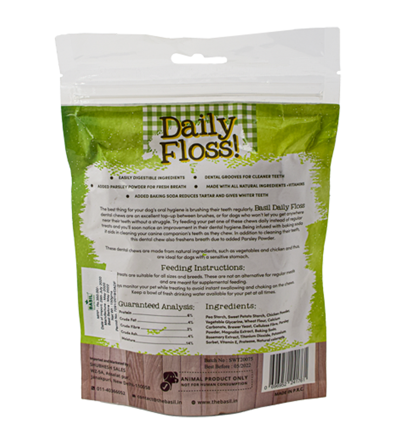 Basil Treat Daily Floss (150 gm)