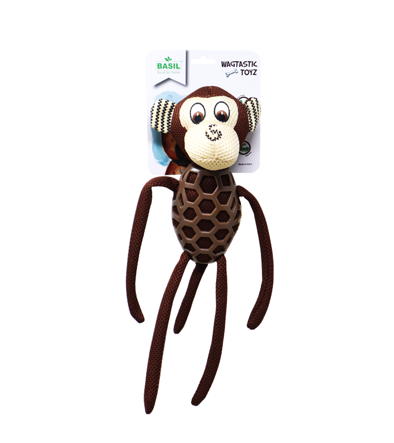 Basil Toy Monkey Chew with TPR