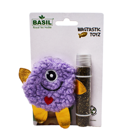 Basil Cat Toys with Catnip