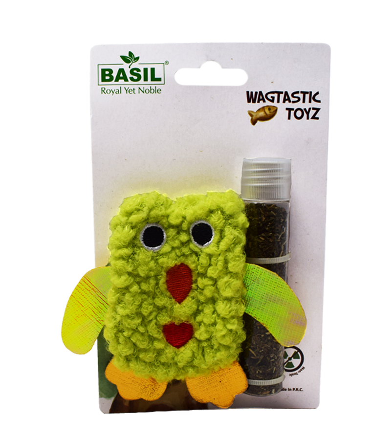 Basil Cat Toys with Catnip