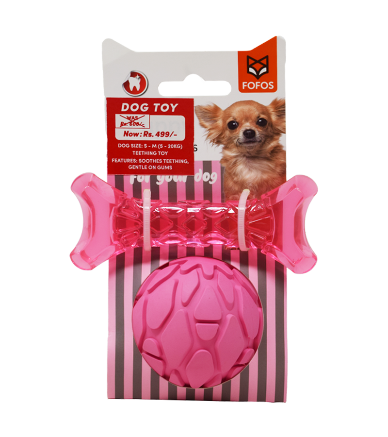 Fofos - Milk Bone & Ball (Pink)