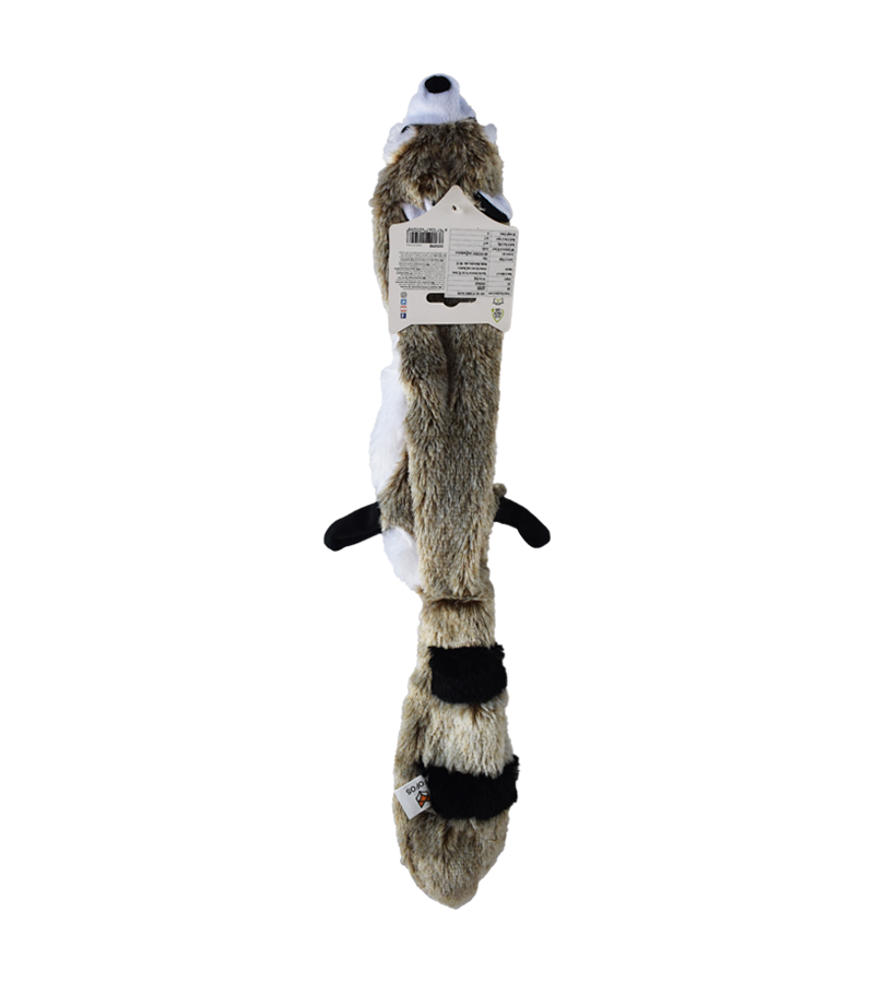 Fofos Dog Toy Skinneez Raccoon (New)