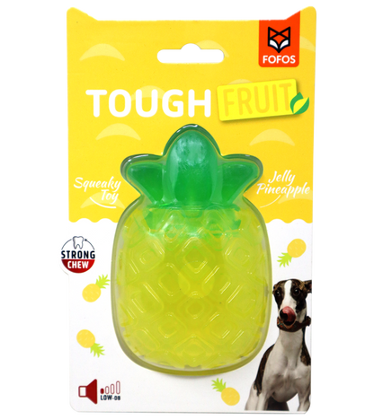 FOFOS Puppy fruity-bites Squeaky Jelly Pineapple