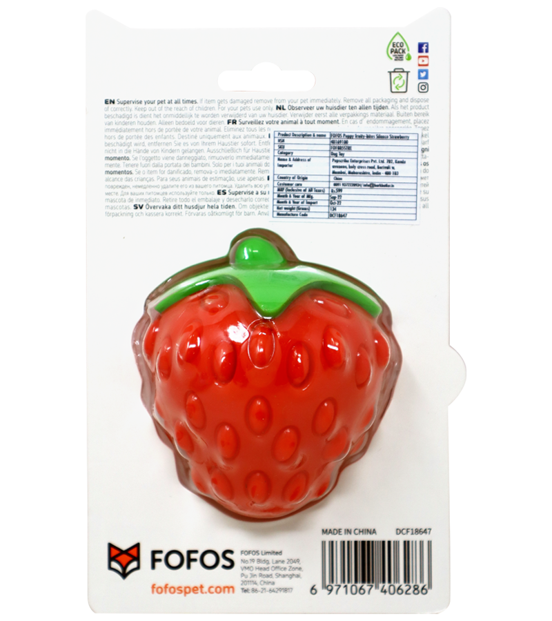 FOFOS Puppy fruity-bites Silence Strawberry