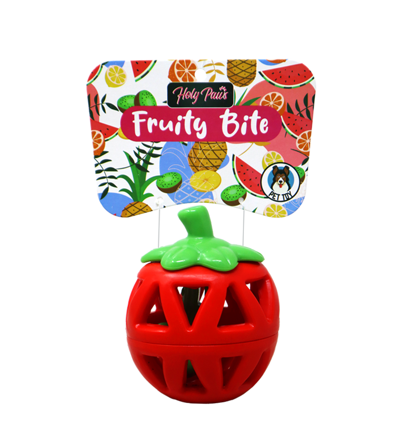 Holy Paws Fruity Bite Treat Dispenser (Strawberry)