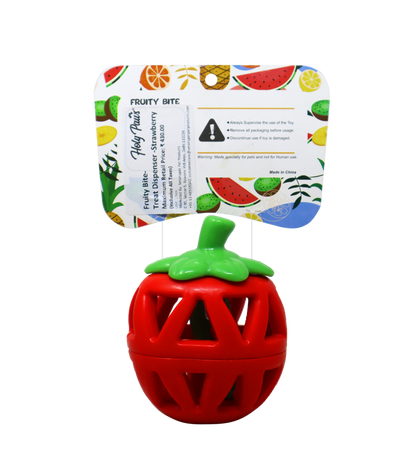 Holy Paws Fruity Bite Treat Dispenser (Strawberry)