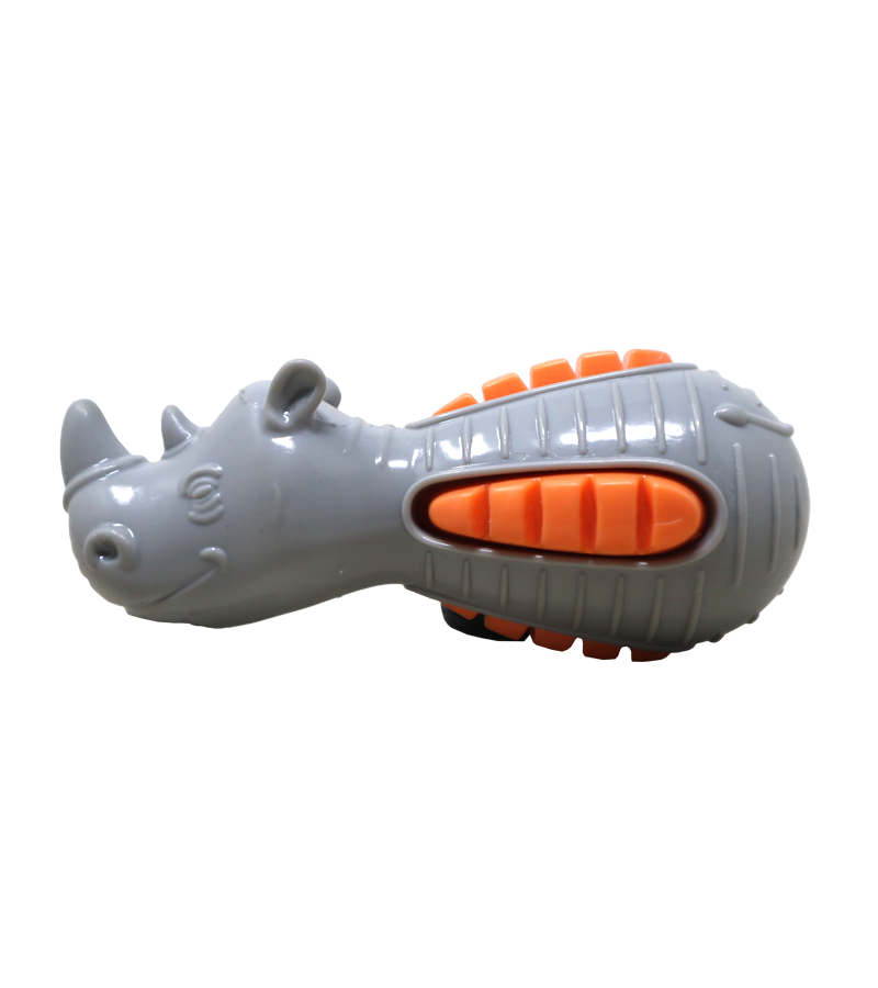 Plush Mate TPR Squeaky Rhino