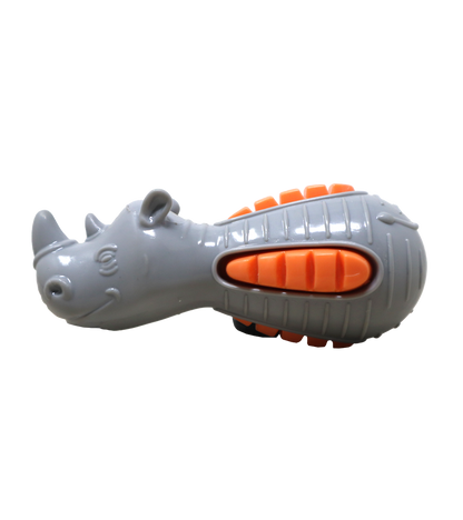 Plush Mate TPR Squeaky Rhino