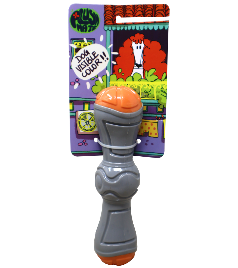 Plush Mate TPR Squeaky Dumbell