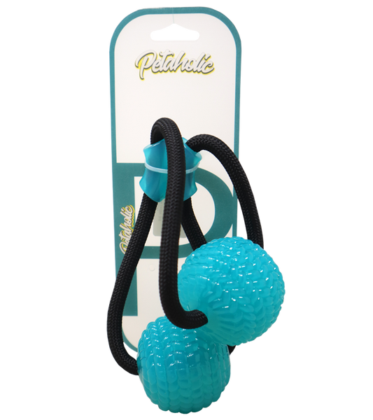 Petaholic Chew Toy Doube Ball Rope